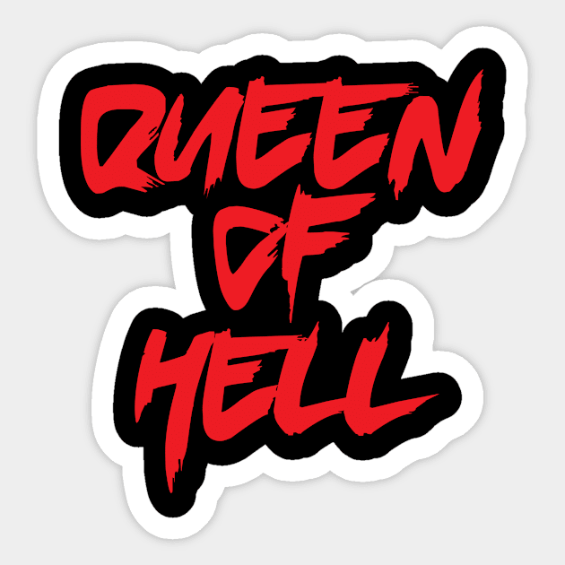 Queen Of Hell Sticker by babydollchic